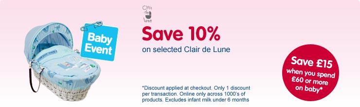 Save 10% on selected Clair de Lune 